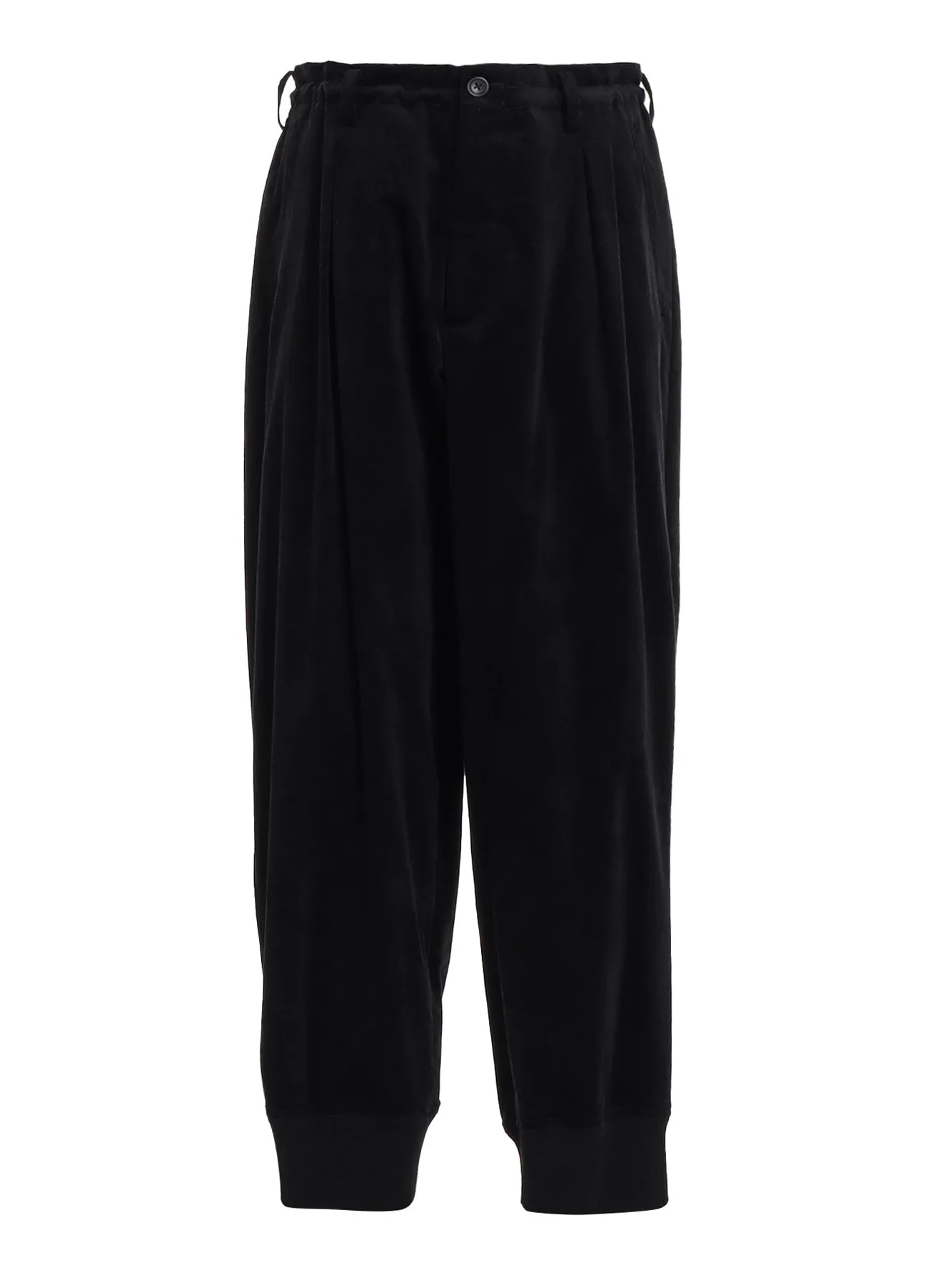 50C VELVET HEM RIB PANTS