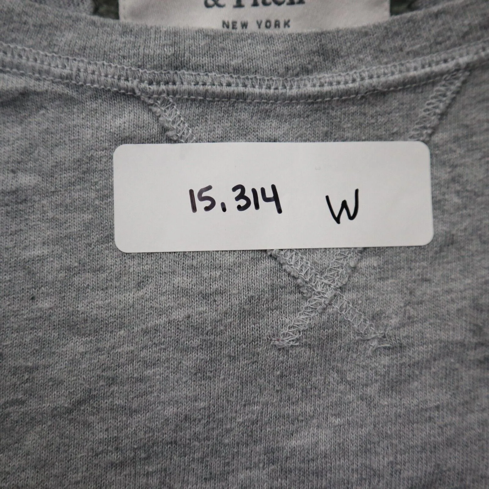 Abercrombie & Fitch Womens Pullover Sweatshirt Raglan Sleeve Gray Size Medium