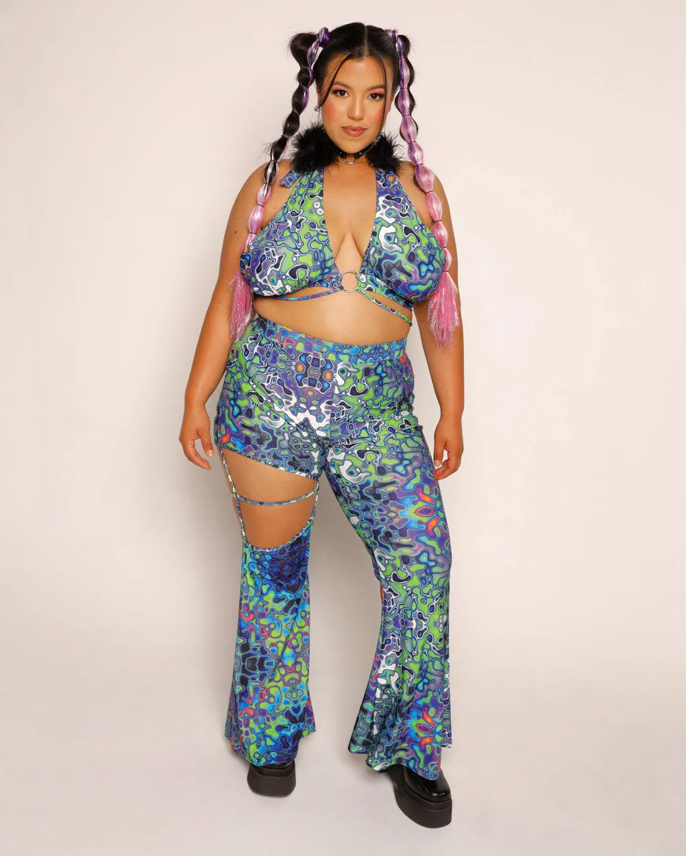 Acid Storm High-Waisted Pants