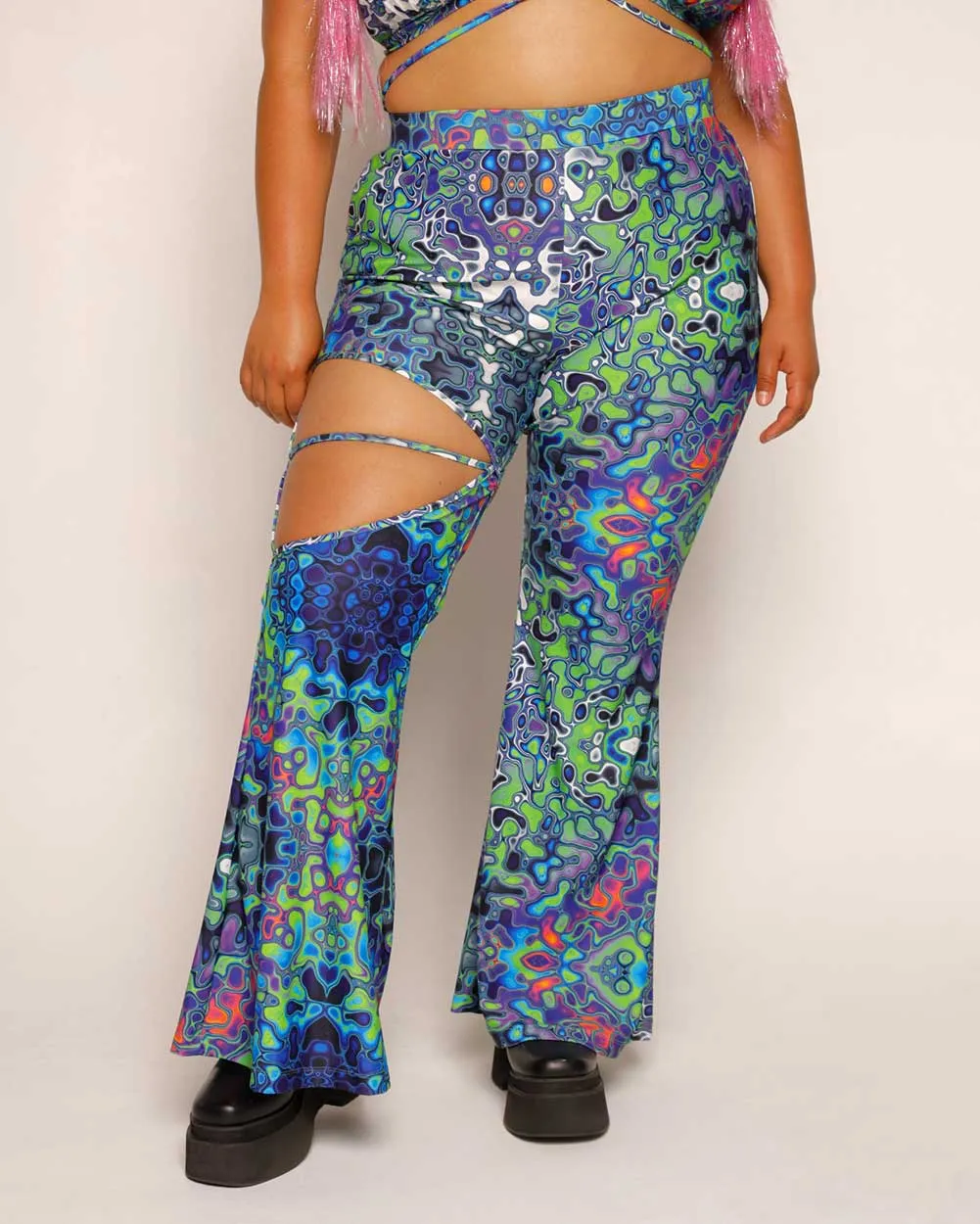 Acid Storm High-Waisted Pants