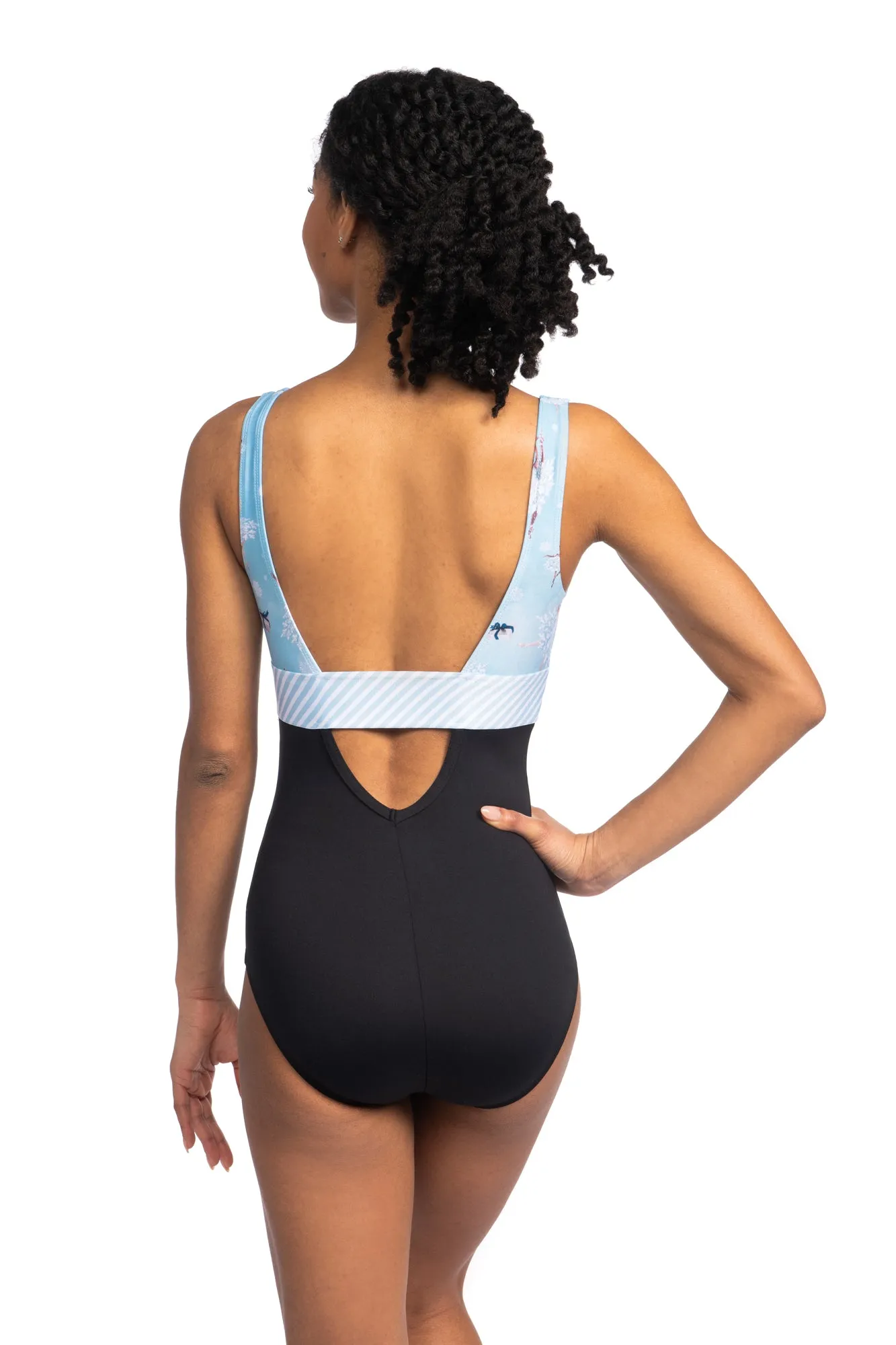 AinslieWear 1071NU Manon with Nutcracker Print Leotard