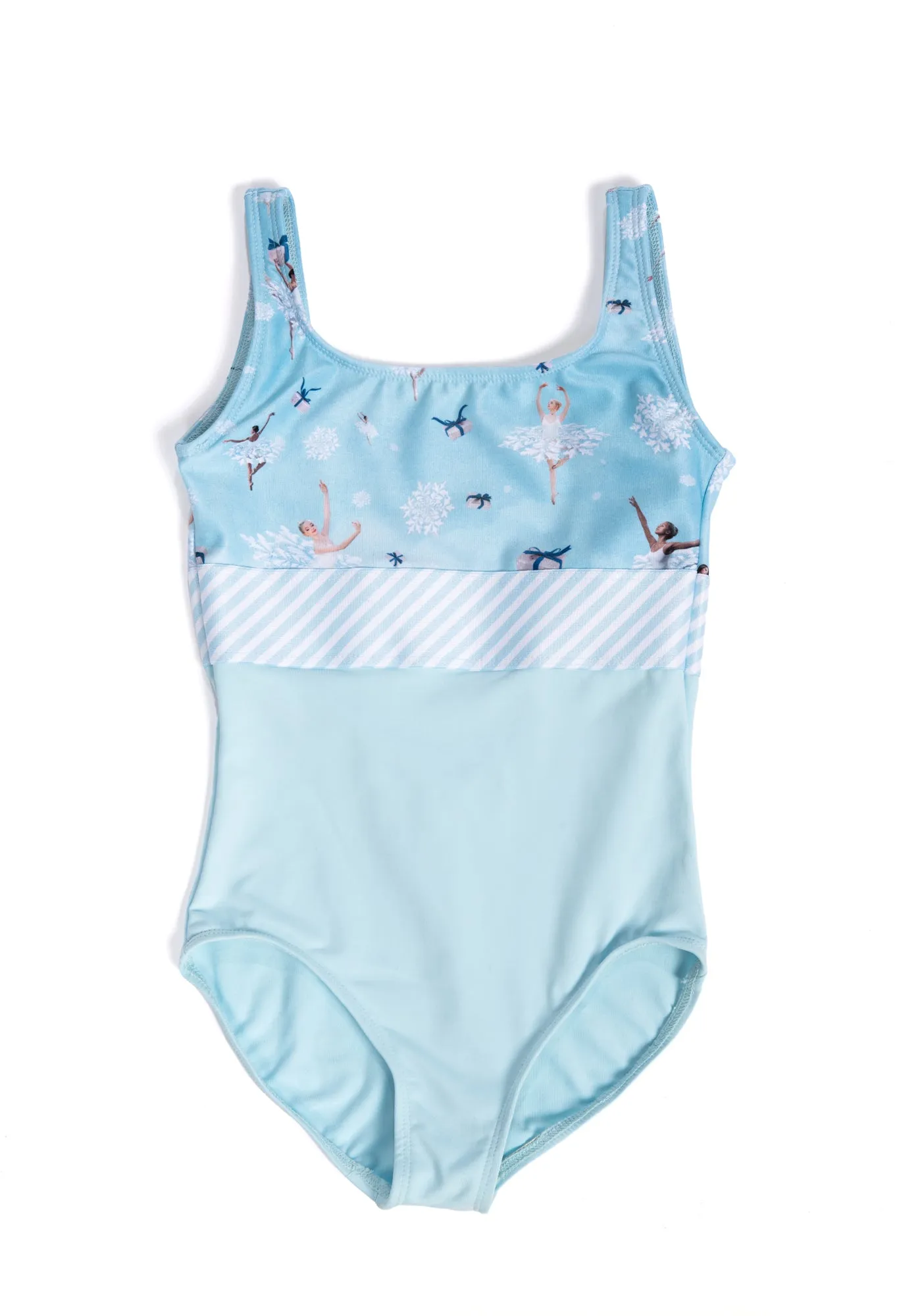 AinslieWear 1071NUG Manon with Nutcracker Print Girls Leotard