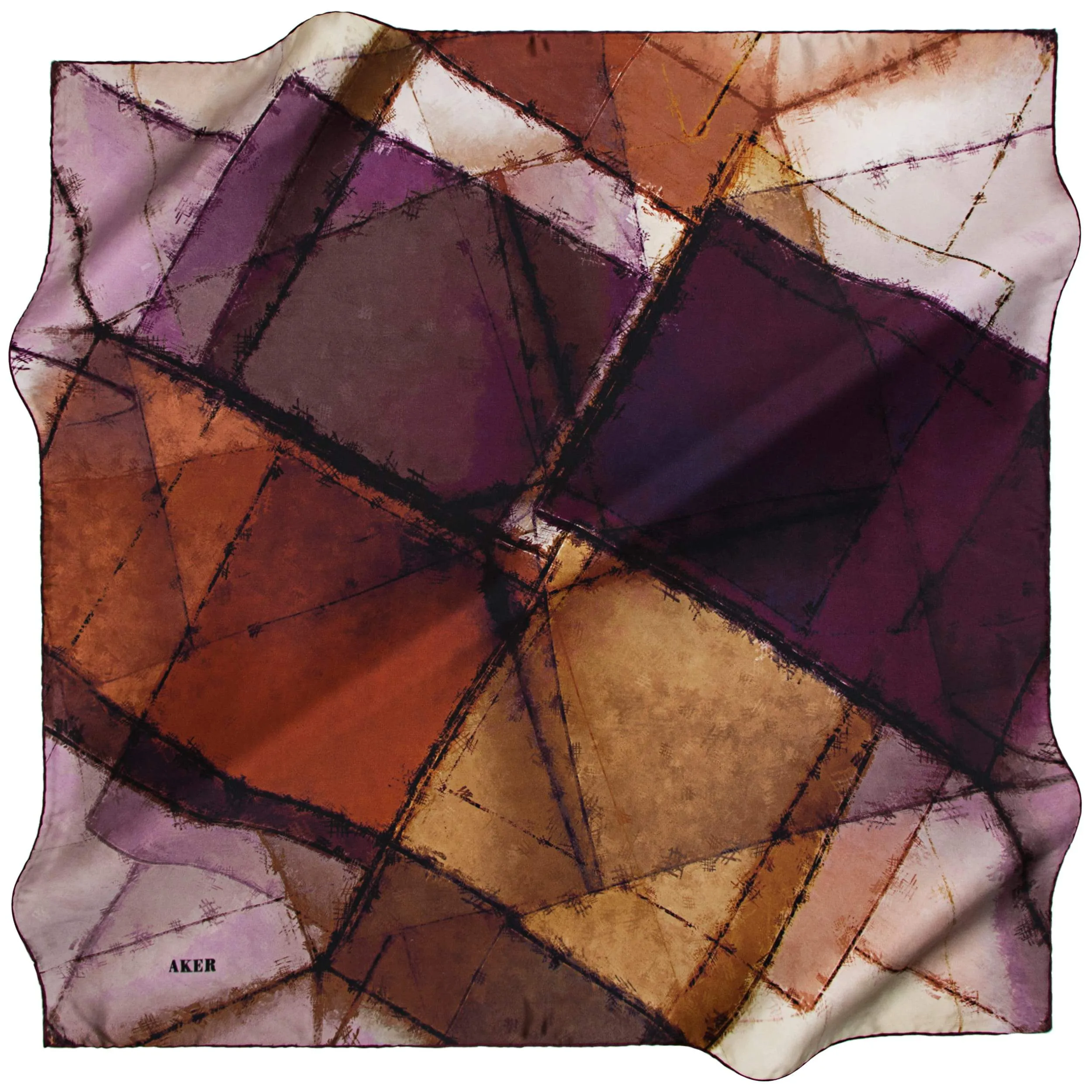 Aker Elva Designer Silk Scarf No. 91