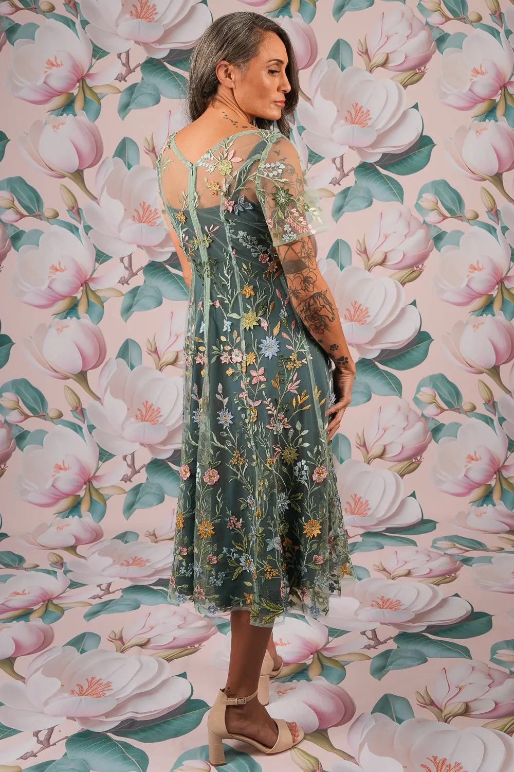 Allure Lily Dress - Mint