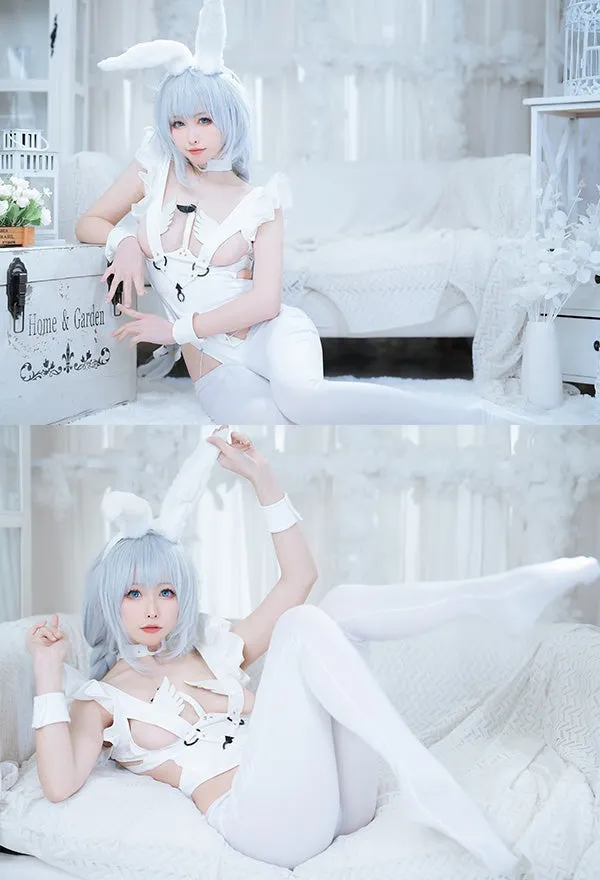 Angel Bunny Bodysuit Cosplay Set