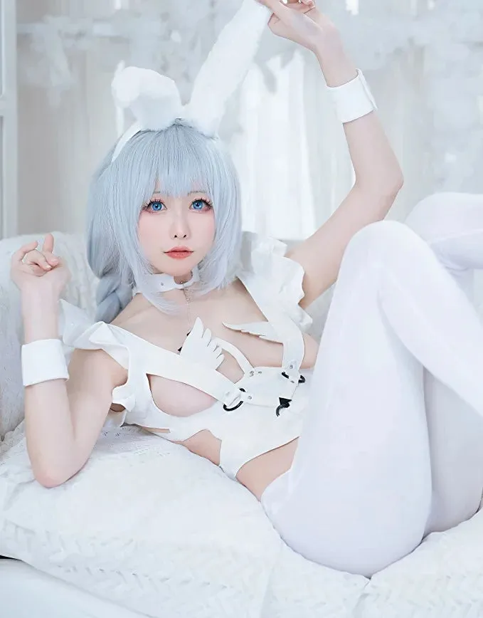 Angel Bunny Bodysuit Cosplay Set