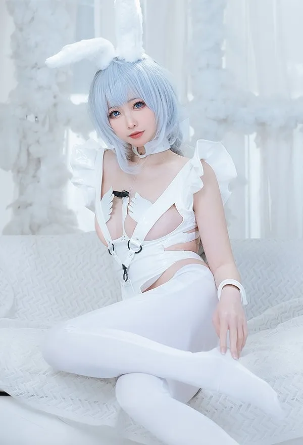 Angel Bunny Bodysuit Cosplay Set