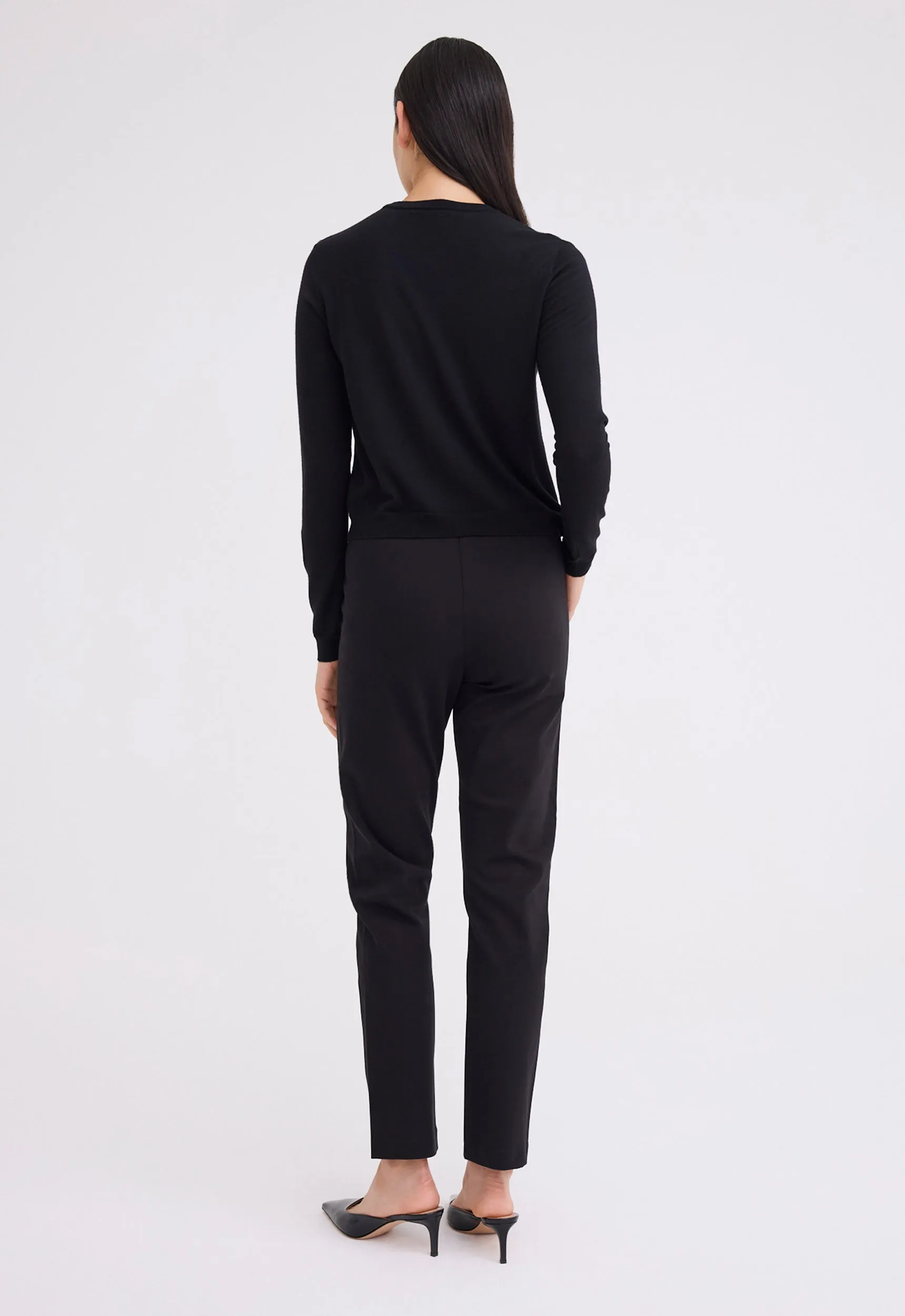 Apex Merino Wool Sweater - Black