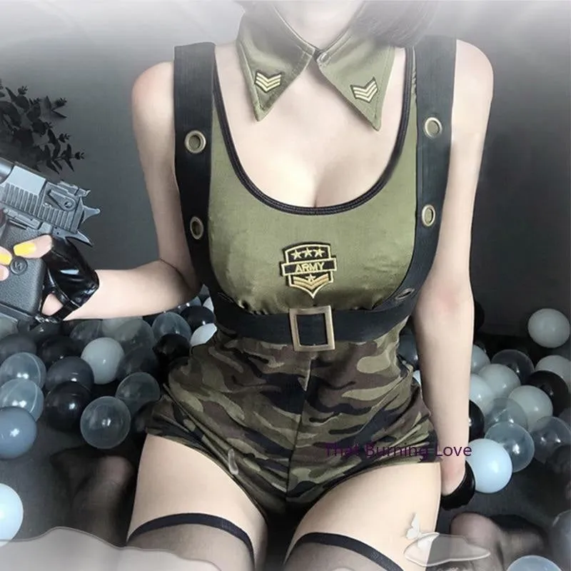 Army Babe Onesie & Lingerie Set