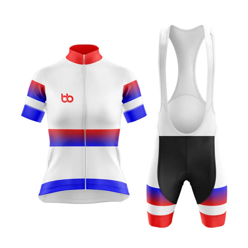 BB Gradient Club Cycling Kit (Red-Blue)