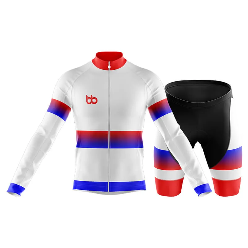 BB Gradient Club Cycling Kit (Red-Blue)