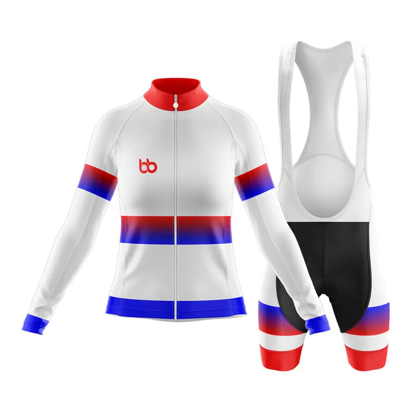 BB Gradient Club Cycling Kit (Red-Blue)