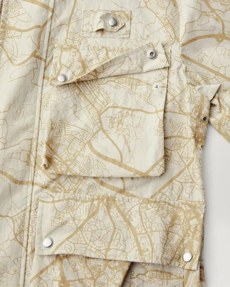 Belstaff Castmaster Map Parka - Beige