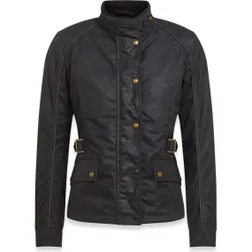 Belstaff Tourmaster Pro Ladies Waxed Cotton Jacket Black