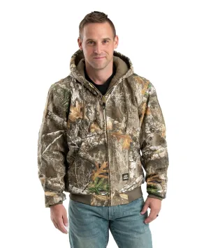 Berne Mens Realtree Edge 100% Cotton Hooded Jacket