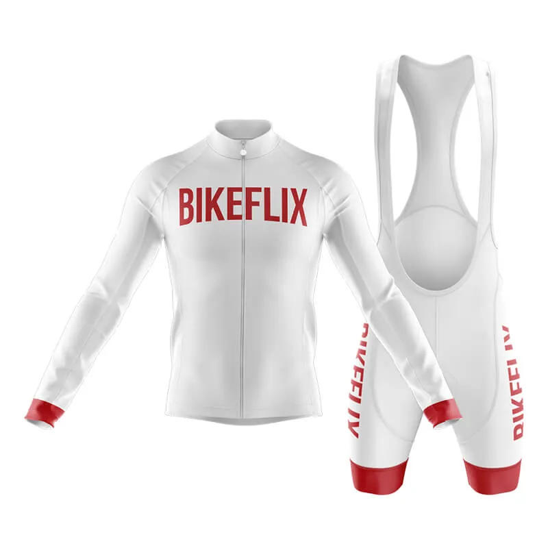 Bikeflix Club Cycling Kit (V2) (White)