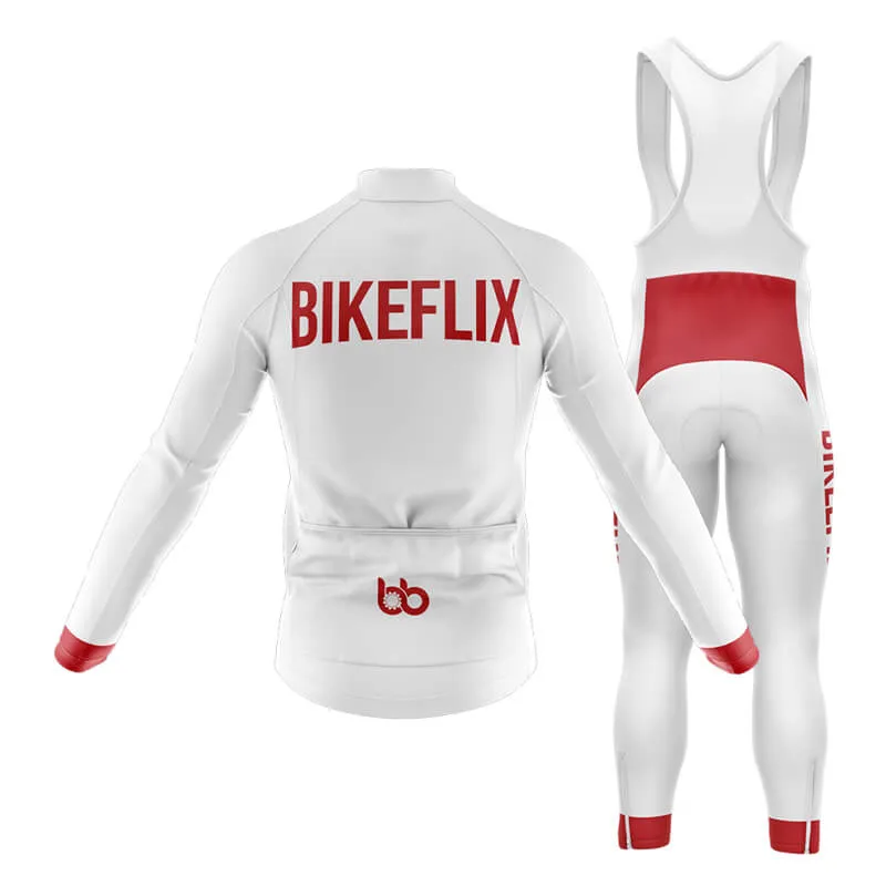 Bikeflix Club Cycling Kit (V2) (White)