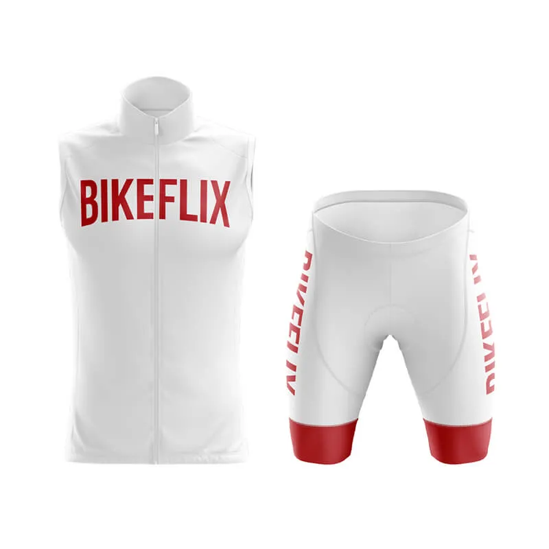 Bikeflix Club Cycling Kit (V2) (White)