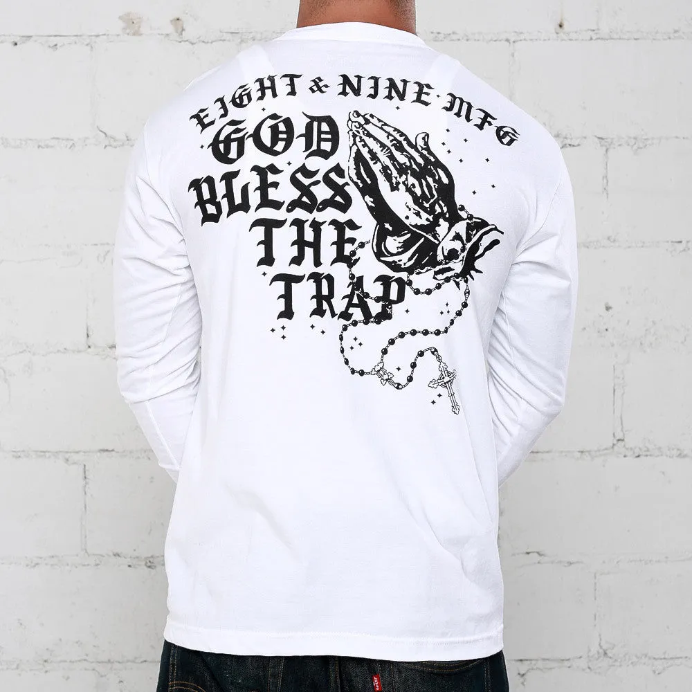 Blessed L/S T Shirt White