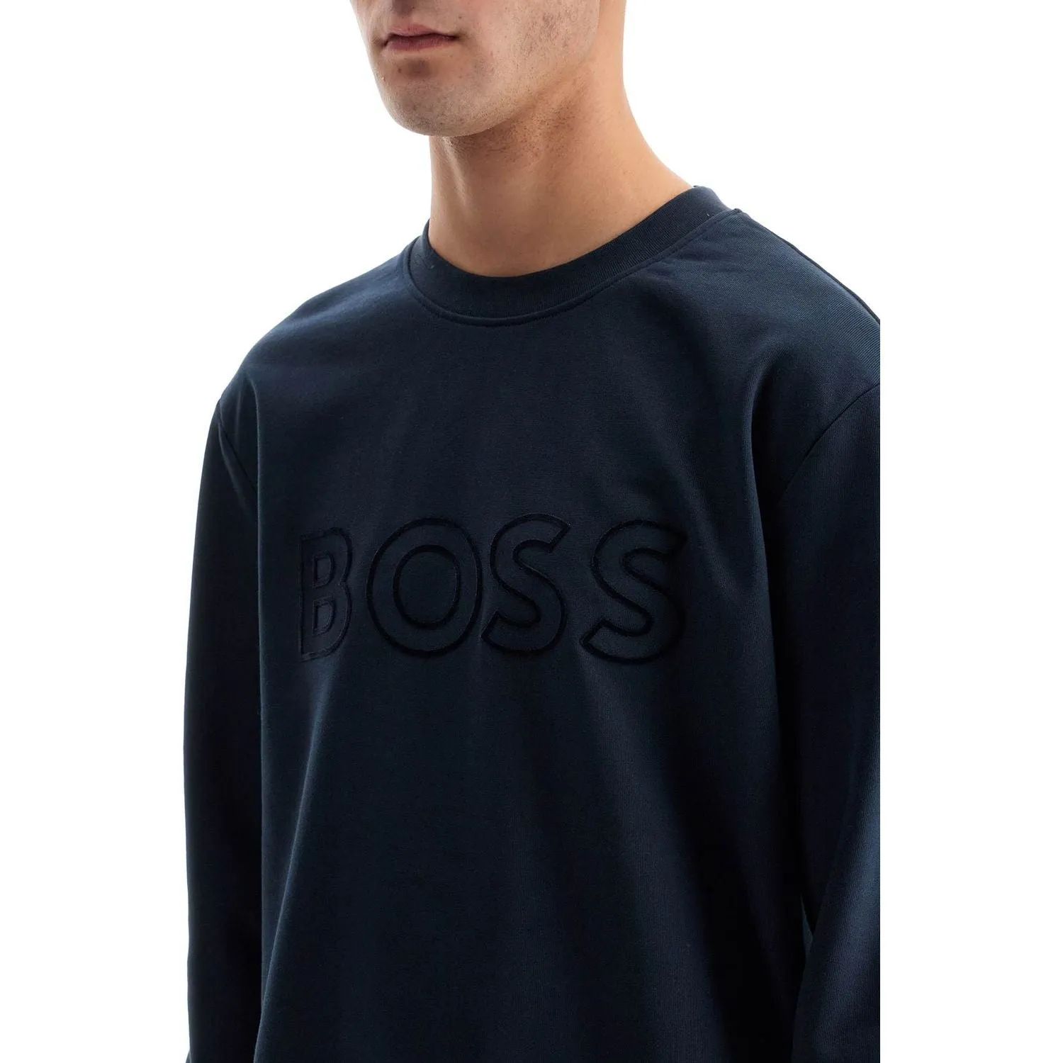 Boss crewneck sweatshirt with logo