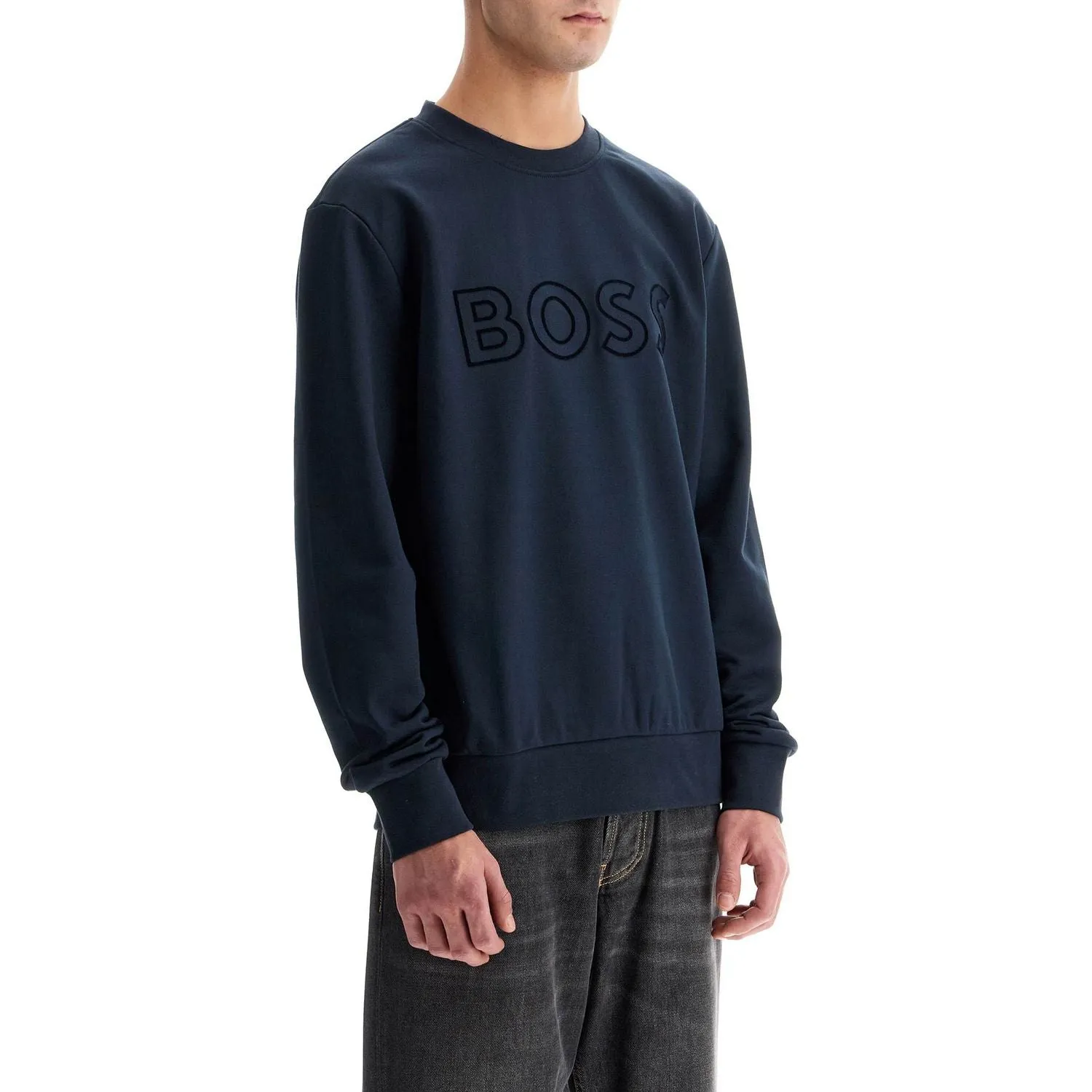 Boss crewneck sweatshirt with logo