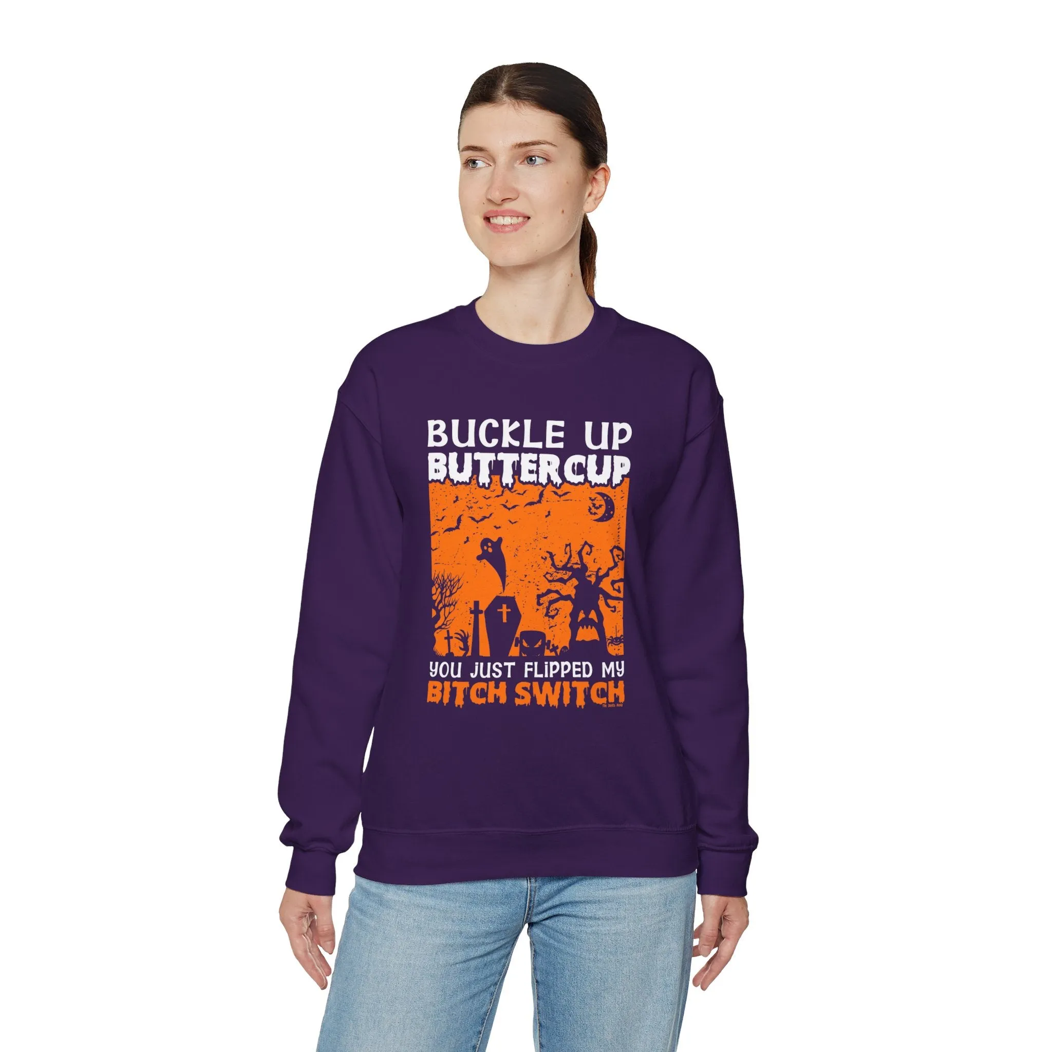 Buckle Up Buttercup Crewneck Sweatshirt