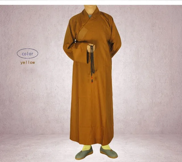 Buddhist monk robes, male, cotton and Polyester clothing