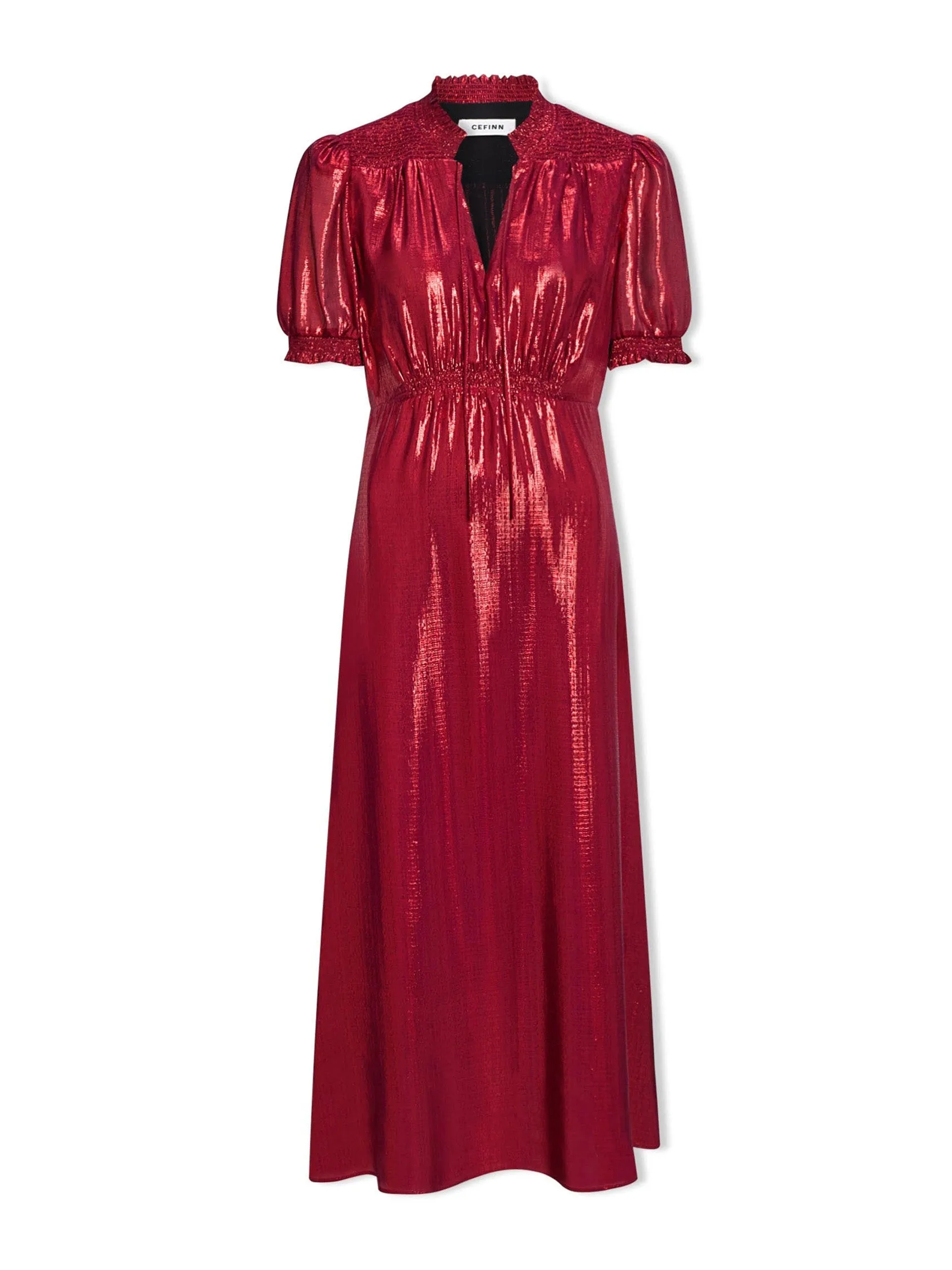 Burgundy Irina silk blend bias cut maxi dress