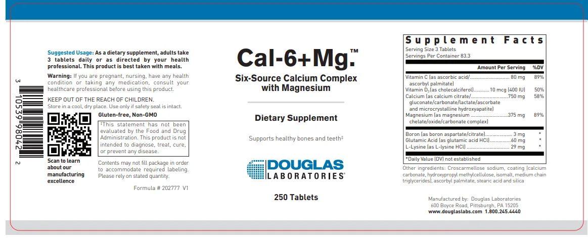 Cal-6 Mg™ 250 count - Special Order