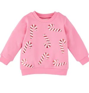 Candy Cane Sequin Sweatshirt