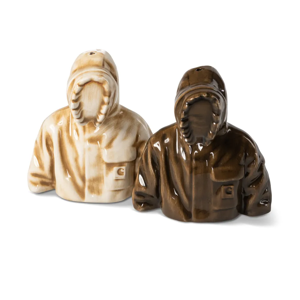 CARHARTT WIP SALT AND PEPPER SHAKERS CERAMIC // SALT/HAMILTON BROWN