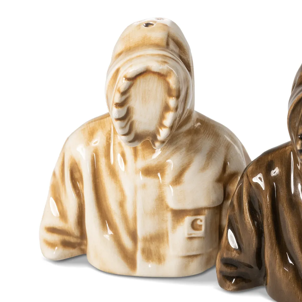 CARHARTT WIP SALT AND PEPPER SHAKERS CERAMIC // SALT/HAMILTON BROWN