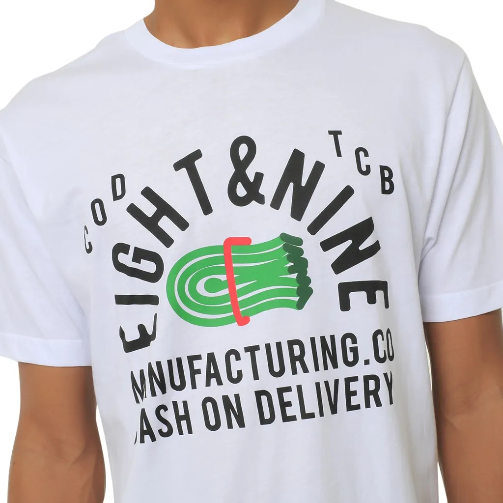 Cash On Delivery T Shirt White