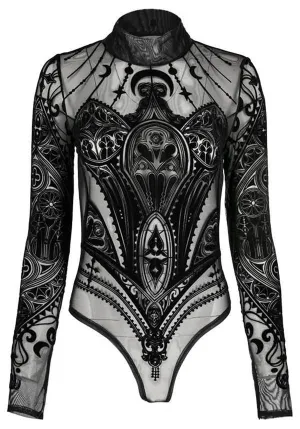 Cathedral Corset | MESH BODYSUIT