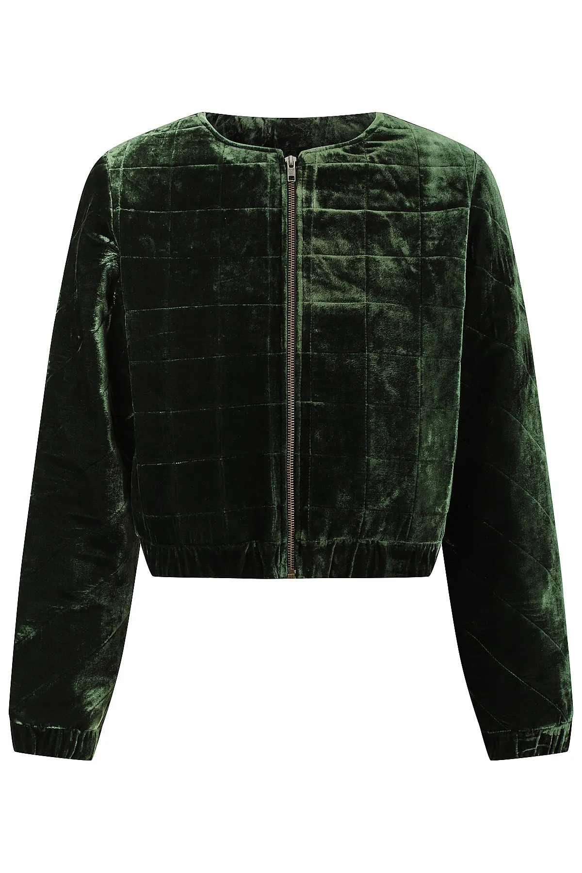 Chaqueta Velvet Bomber - Emerald