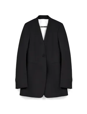 Collarless Blazer