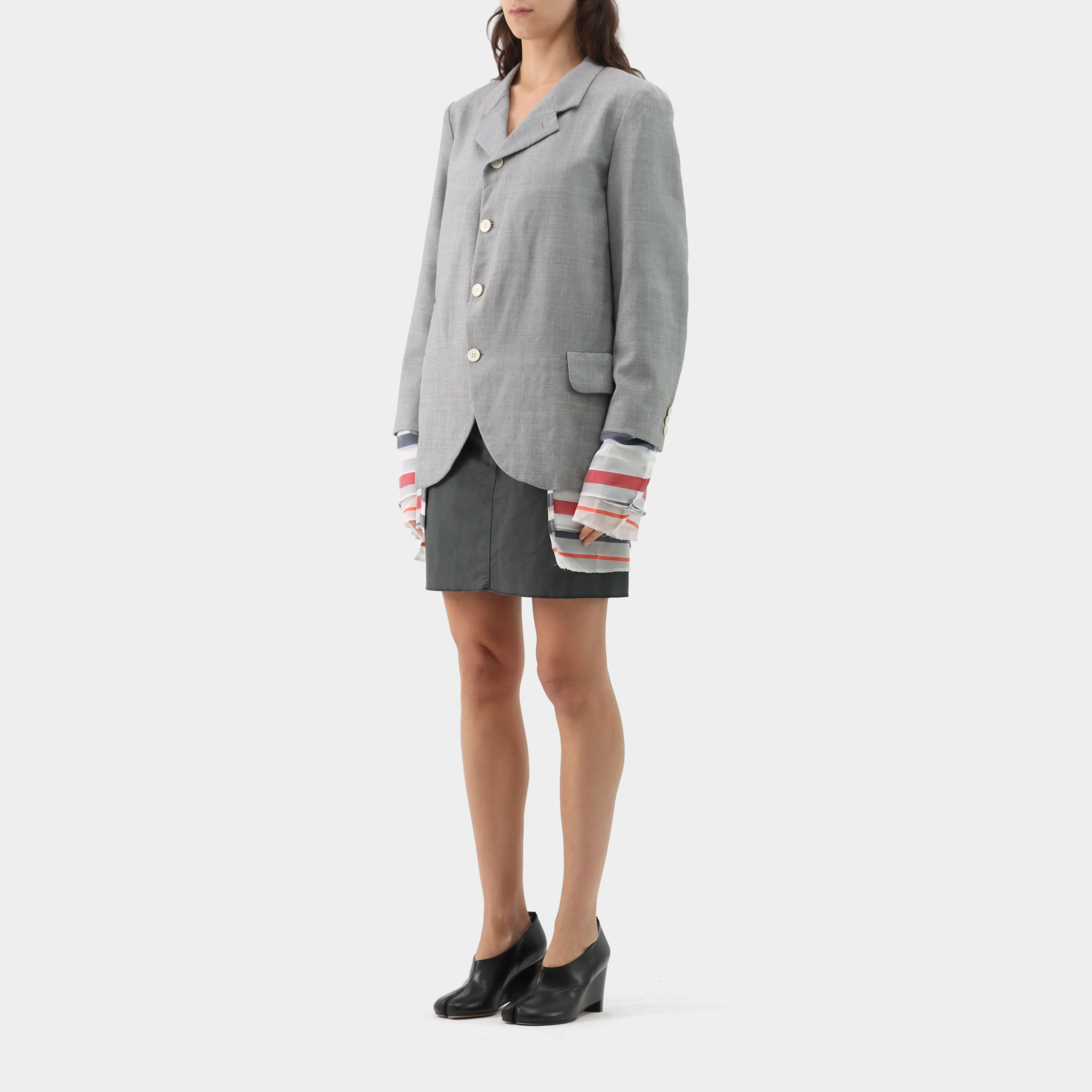 Comme des Garçons Homme Plus Wool Exposed Lining Blazer