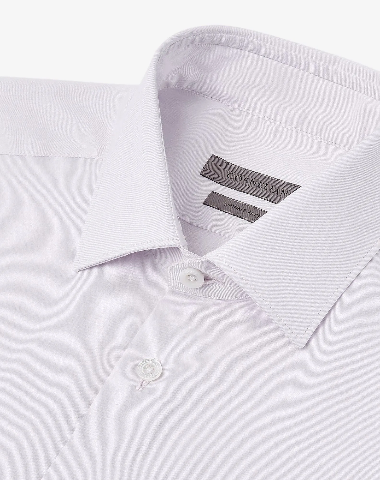 CORNELIANI Wrinkle Free Twill Shirt PINK