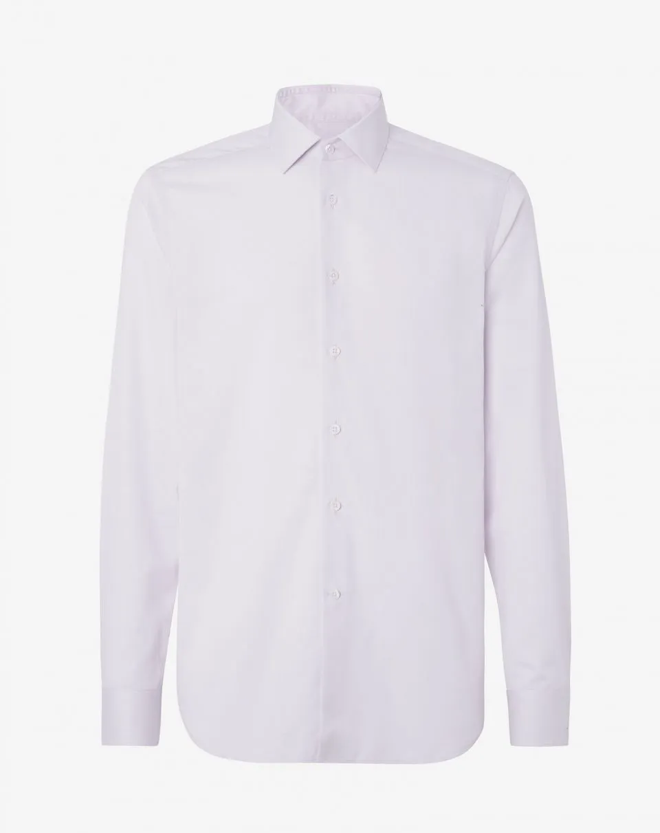 CORNELIANI Wrinkle Free Twill Shirt PINK