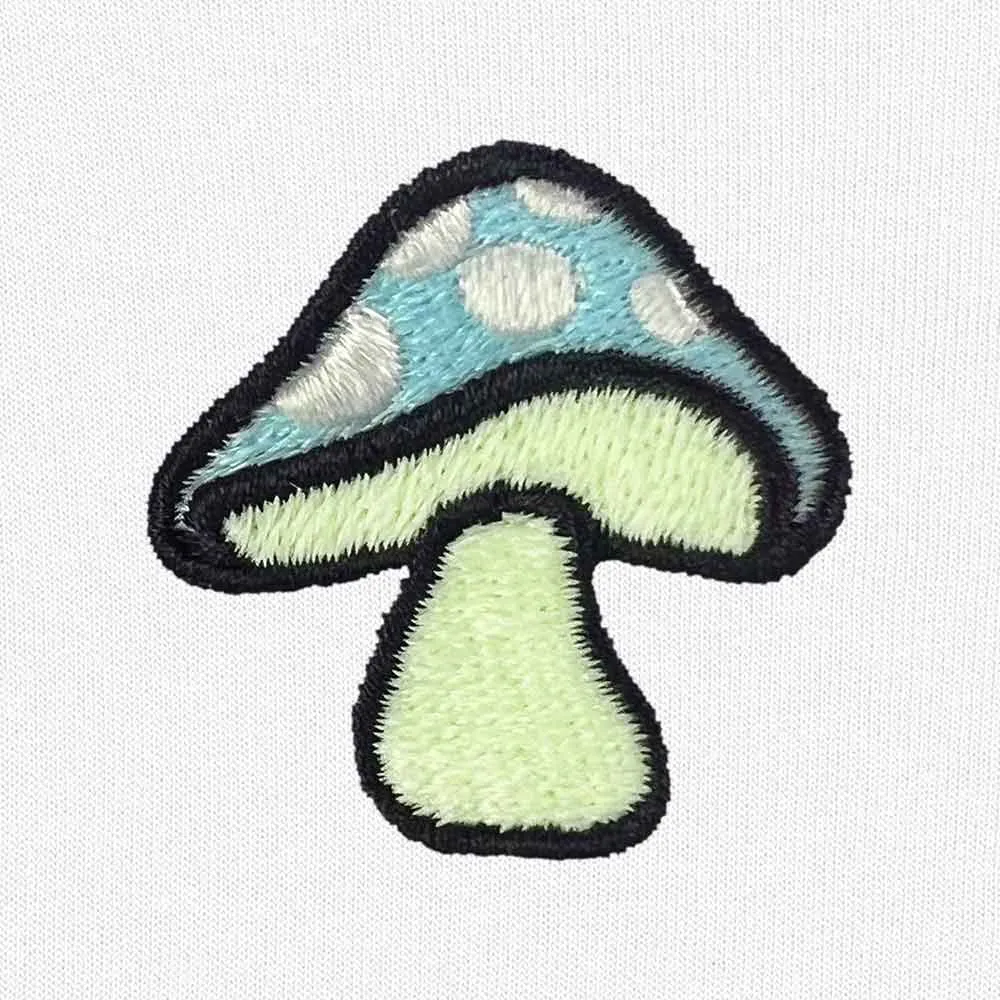 Dalix Mushroom Crewneck Sweatshirt (Glow in the Dark)