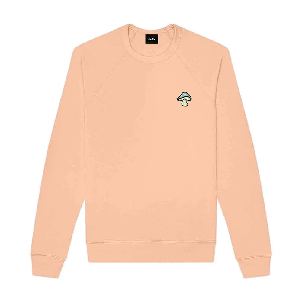 Dalix Mushroom Crewneck Sweatshirt (Glow in the Dark)