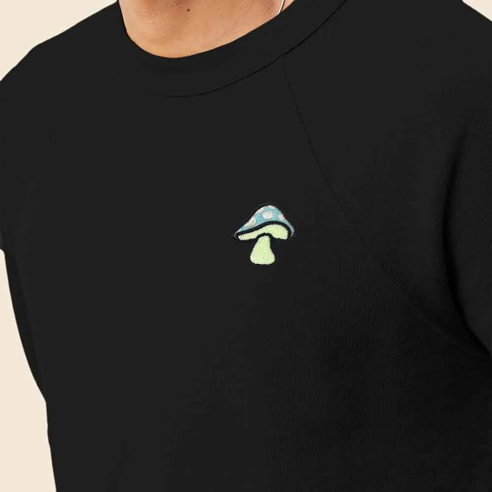 Dalix Mushroom Crewneck Sweatshirt (Glow in the Dark)