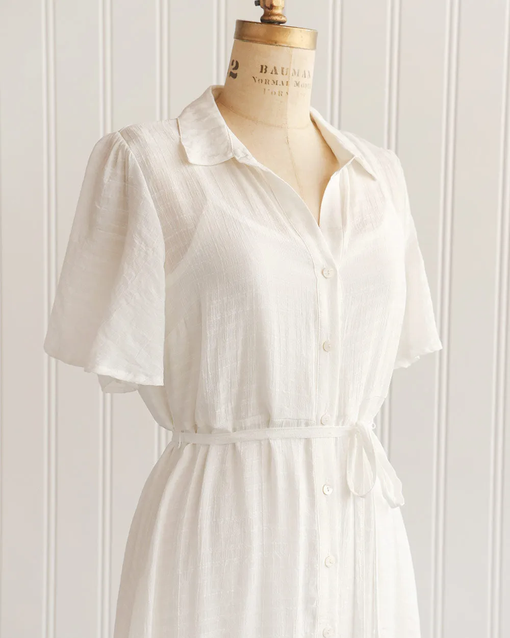 Day Trip to Lille Dress - White