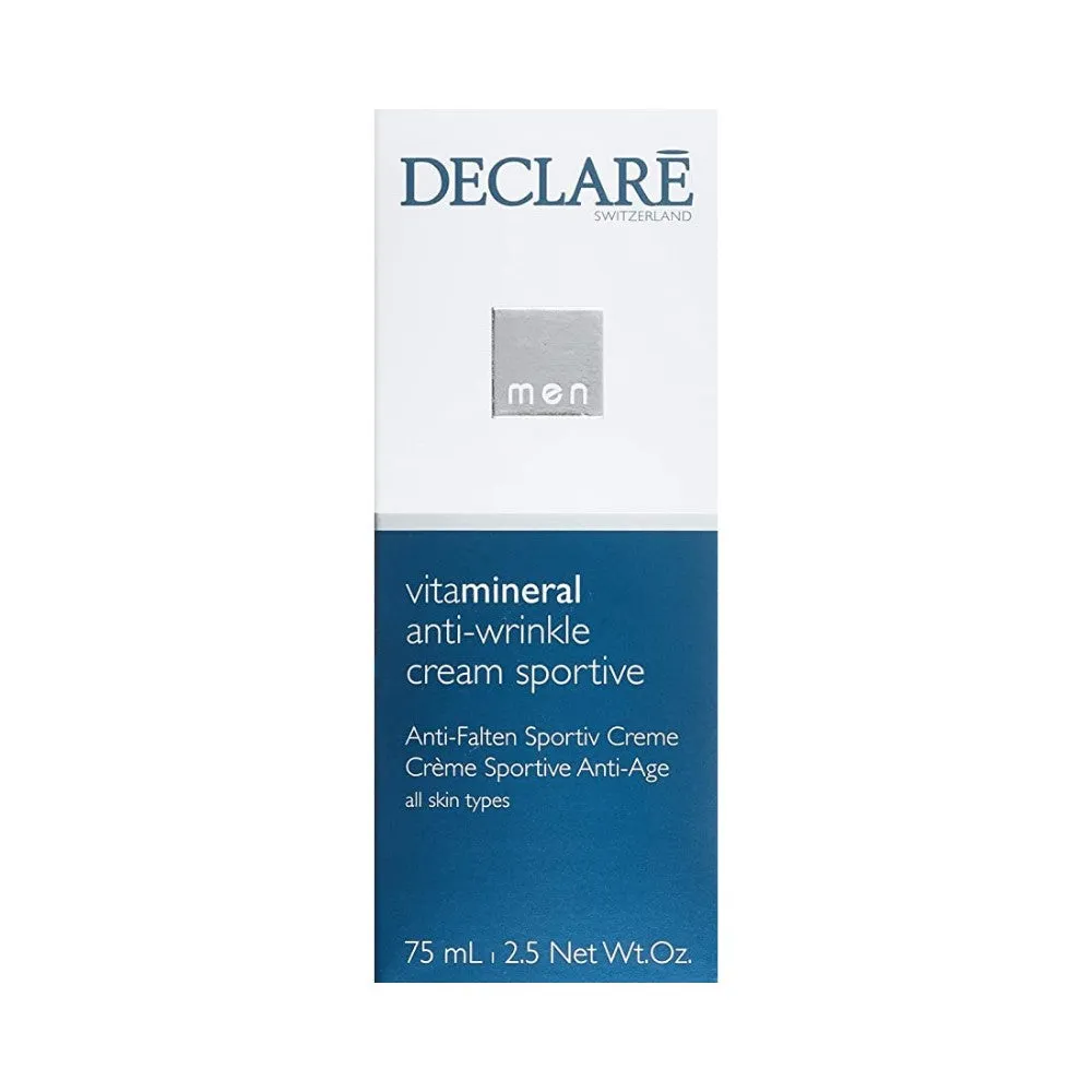 Declare Men Vitamineral Anti-Wrinkle Cream Sportive 75ml