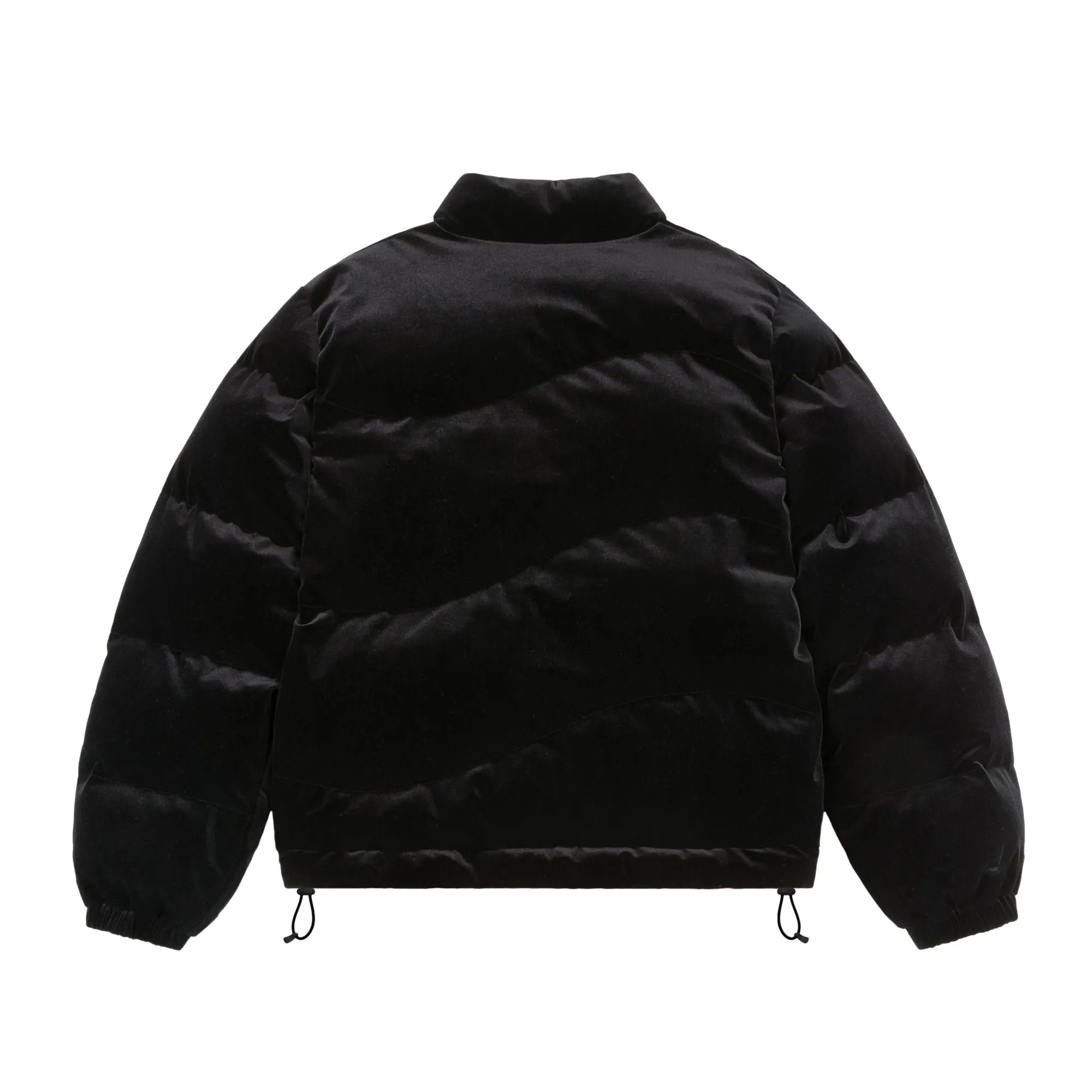 Dime Mens Velvet Quilted Puffer Jacket