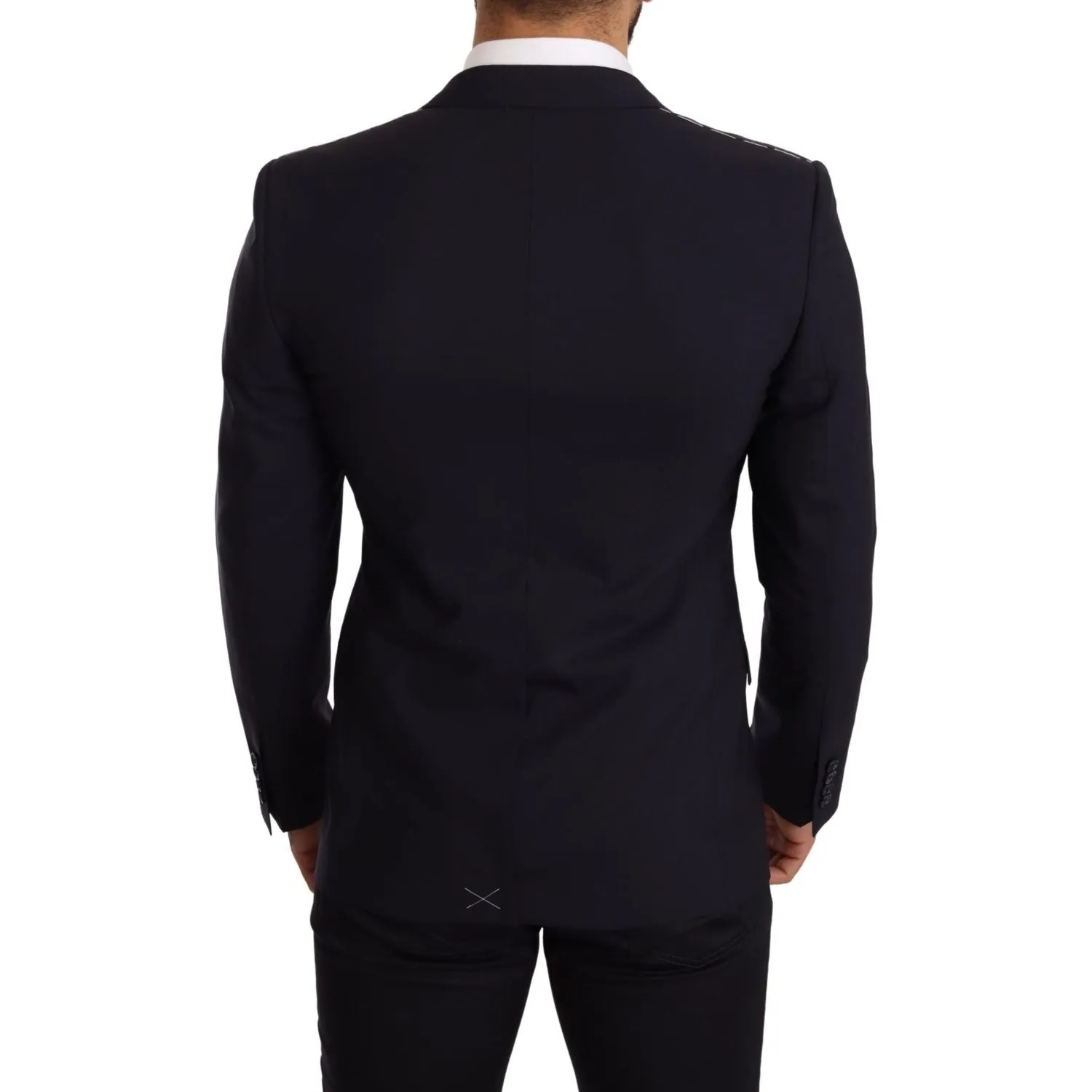 Dolce & Gabbana Elegant Navy Martini Blazer by Renowned Tailors