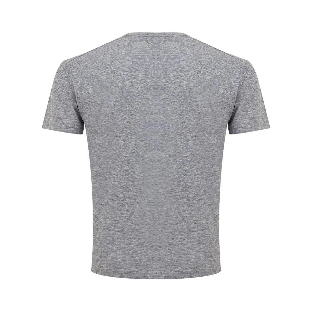 Dsquared² Sleek Gray Cotton Tee for Stylish Men