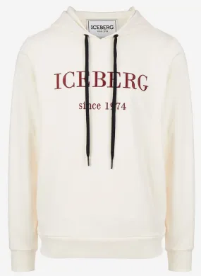 Embroidered Logo Pullover Hoodie (Cream) - I23E06063001329