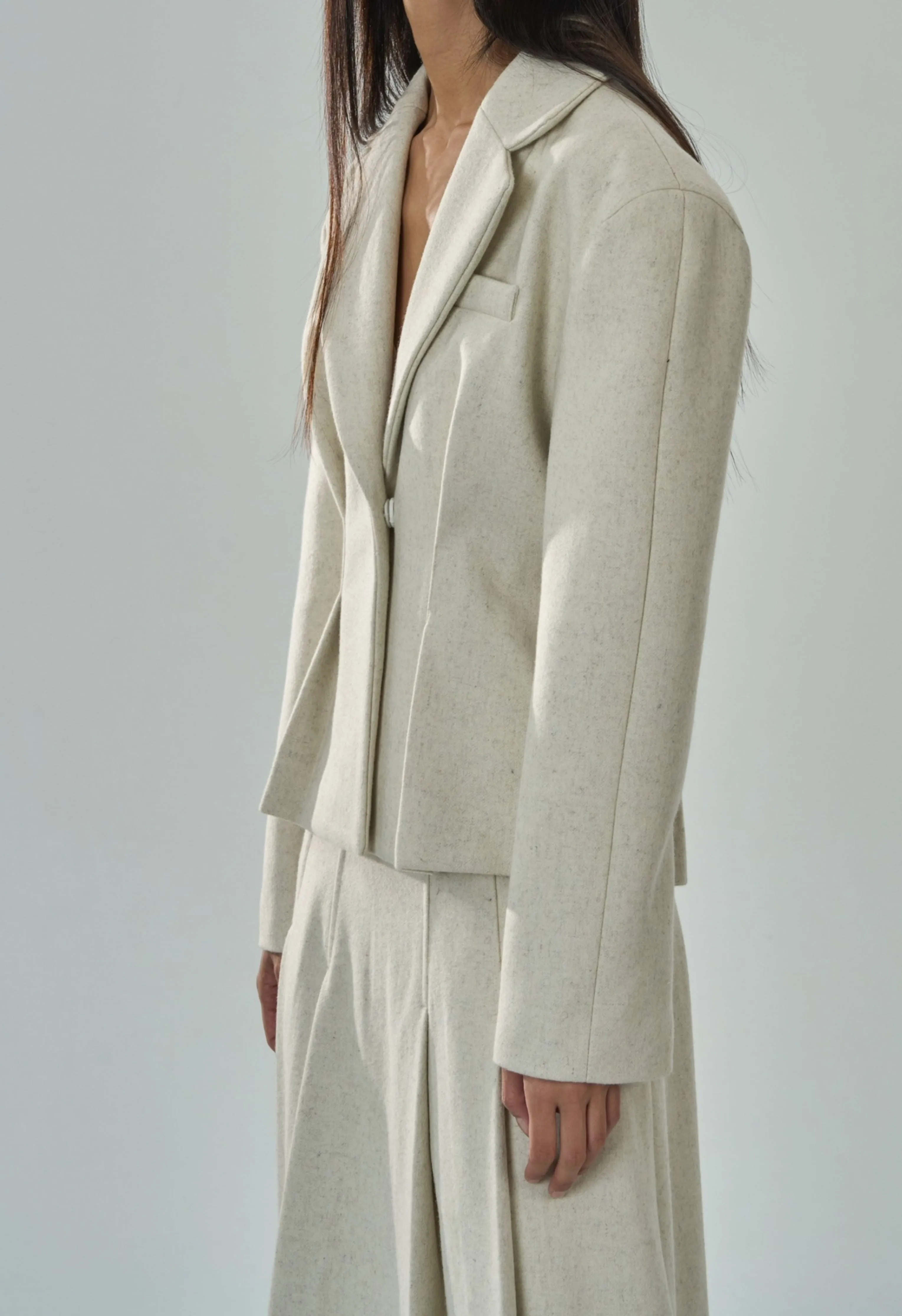 Emmeline Blazer In Ivory