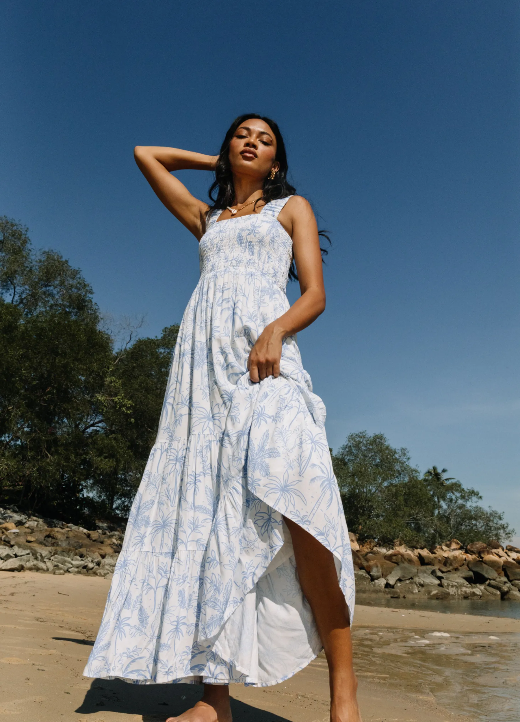 ESTL - Strappy Katerina Maxi Dress - Sentosa Print